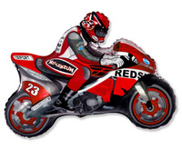 #FX24 Balon foliowy 24" FX - "Motor" (czerwony)