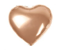 Balon foliowy B&C Serce, różowo-złote, 18 cali
