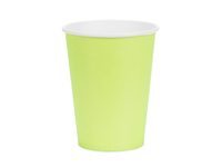 Kubeczki papierowe jasny zielone 250 ml 6 szt.
