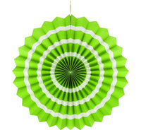 Rozeta dekoracyjna "Biały pasek", pistacjowa, śr. 40 cm WYPRZEDAŻ