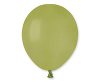 Balony A50 pastel 5" - zielone oliwkowe 98/