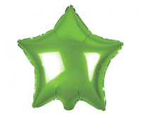 Balon foliowy Gwiazda jasnozielony 50 cm