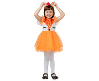 Zestaw dla dzieci Lisiczka (sukienka, opaska), rozm. 92/104 cm