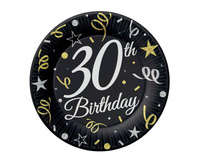 Talerzyki papierowe B&C 30, 18 cm/ 6 szt.