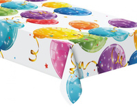 Obrus plastikowy Sparkling Balloons 120 x 180 cm