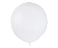 Balony G150 pastel 19" - białe 01/