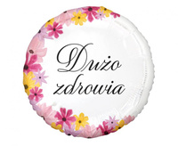 Balon foliowy Dużo zdrowia 45 cm
