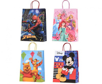 Torebka papierowa Disney (L) cm: 26 x 35x 12, mix, 12 szt.