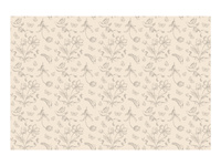 Obrus beżowe Kwiaty, 180x120 cm, mix