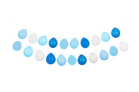 Girlanda balonowa 3w1, niebieski