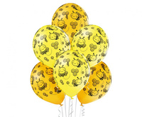 Balony lateksowe Bees żółte 6 szt.