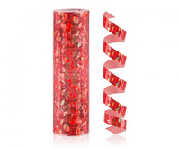 Serpentyna holograficzna czerwona - 4 m/ 1 szt.