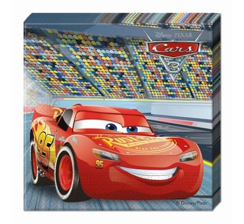 #PS Serwetki "Cars 3" 33x33 cm, 20 szt.