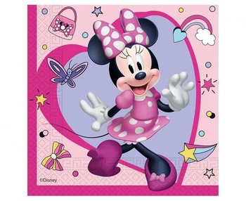 Serwetki papierowe Minnie Junior, rozm. 33x33 cm, 20 szt.
