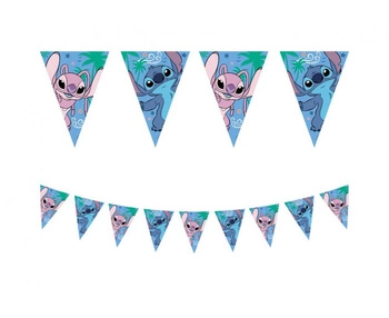 #PBA Banner papierowy flagi, Stitch & Angel Disney, 120 x 180 cm, (FSC), 1 szt.