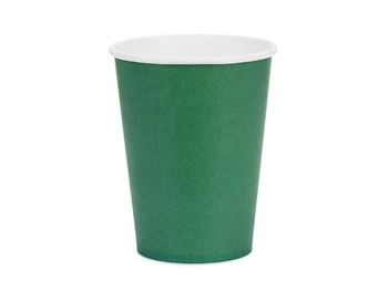 Kubeczki papierowe ciemny zielone 250 ml 6 szt.