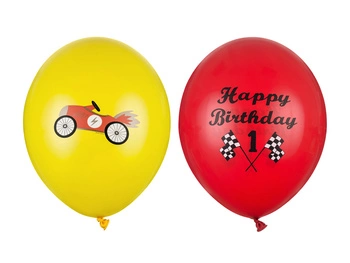 Balony 30 cm, Happy Birthday, mix (1 op. / )