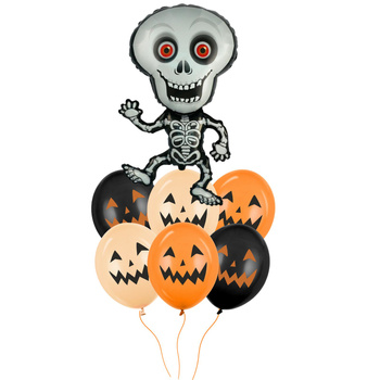 Zestaw na Halloween - balon foliowy Szkielet 24"