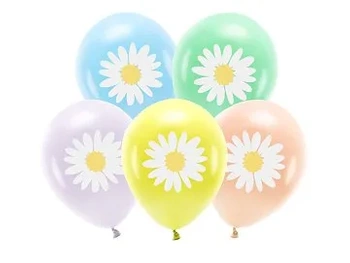 BALONY ECO 30 CM, STOKROTKI, MIX