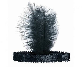 Opaska Retro - Kabaret, czarna (new)