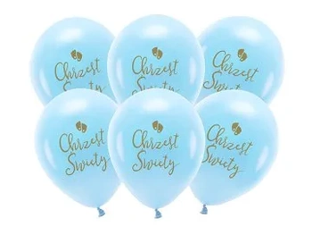 BALONY ECO 33CM CHRZEST ŚW. BŁĘKIT