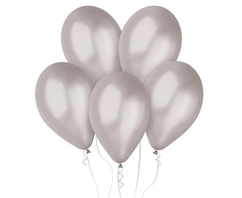 Balony GM110 metal 12" - srebrne 38/ 100 szt.