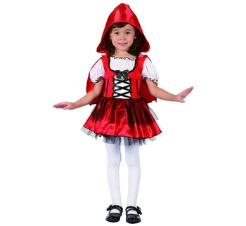 Zestaw dla dzieci Czerwony Kapturek (sukienka, kaptur z pelerynką), rozm. 92/104 cm