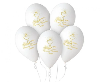 Balony Premium Hel Pierwsza Komunia Św. (kielich), 13"