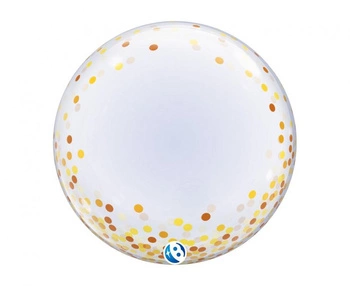 Balon Takara DECO Gold Confetti Dots, 24"