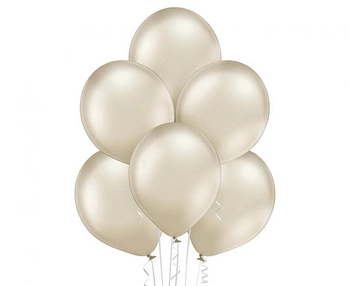 Balon lateksowy Light Almond Glossy beżowy 29 cm