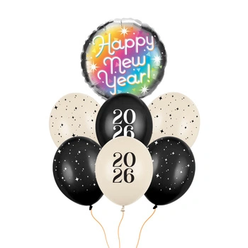 Zestaw balonów Mały 1 - Sylwester 2026 - Happy New Year 