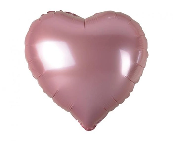 Balon foliowy Serce różowy 45 cm Godan