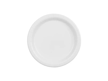Talerzyki papierowe białe 18 cm 6 szt.