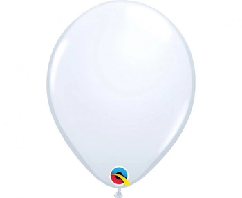 Balon QL 11", pastel biały