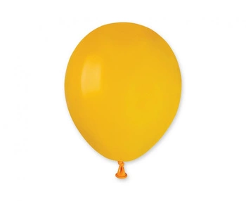 Balony A50 pastel 5" - ciemnożółte 03/