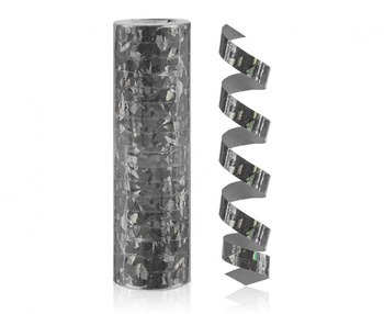 Serpentyna holograficzna czarna - 4 m