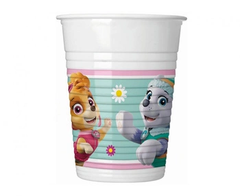 #PK Kubeczki plastikowe (WM), Paw Patrol Skye & Everest (Nickelodeon), 200ml, 8 szt. (SUP label)