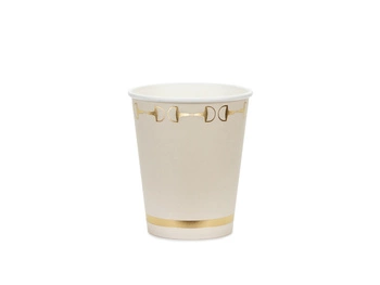 Kubeczki papierowe Strzemiona beż 220 ml 6 szt.