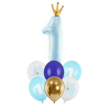 Bukiet balonów z helem na ROCZEK dla chłopca