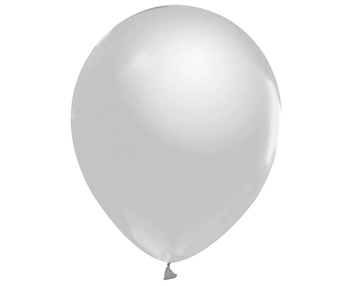 Balony Beauty&Charm, metaliki srebrne 12"/
