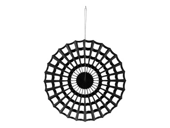 Rozeta dekoracyjna Pajęczyna, czarny, 50 cm