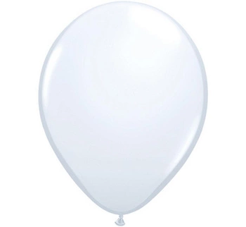 Balon QL 11", pastel biały