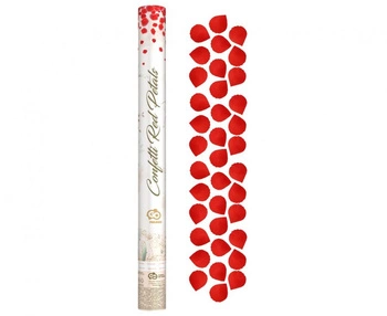 Konfetti pneumatyczne Płatki róż czerwone 60 cm Godan