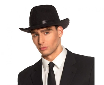 Kapelusz Mafia, czarny