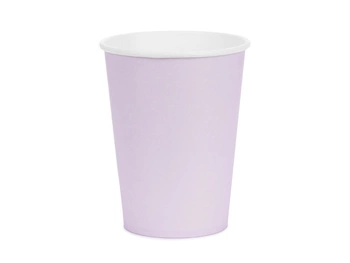 Kubeczki papierowe lawenda 250 ml 6 szt.