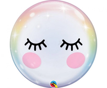 Balon foliowy 22" QL Bubble Poj. Rzęsy