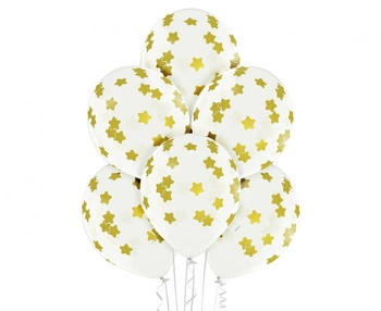 Balony D11 Stars 1C5S, 6 szt.