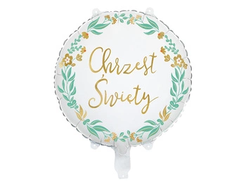 Balon foliowy Chrzest Święty 45 cm