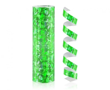 Serpentyna holograficzna zielona - 4 m