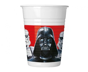 Kubeczki plastikowe (WM) Star Wars Final Battle, 200 ml, 8 szt. (SUP label)
